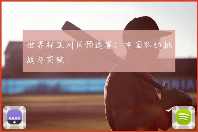 世界杯亚洲区预选赛：中国队的挑战与突破